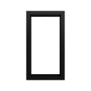 Gira 100274 Abdeckrahmen 2f o.M. Gira F200 Schwarz matt