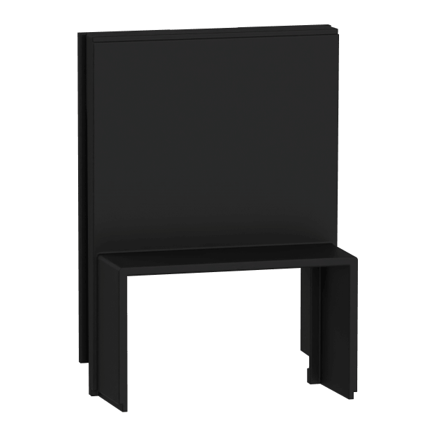Gira 1058005 Adapter Leitungseinführung Kanal 20 x 30 mm System 55 Schwarz matt