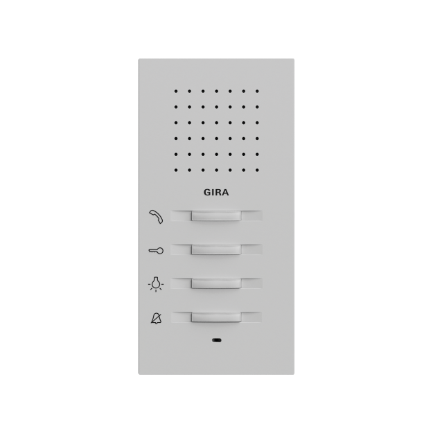 Gira 125076 Wohnungsstation AP System 70 Grau matt