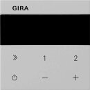 Gira 2322015 Bedienaufsatz UP-Radio IP System 55 Grau matt