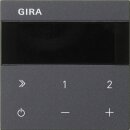 Gira 232228 Bedienaufsatz UP-Radio IP System 55 Anthrazit