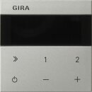 Gira 2322600 Bedienaufsatz UP-Radio IP System 55 Edelstahl
