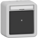 Gira 310231 Wippschalter Aus 2-p BSF WD AP Grau