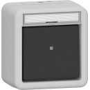 Gira 310631 Wippschalter AusWe BSF WD AP Grau