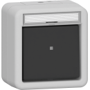 Gira 315231 Wipptaster Schließer sMK BSF WD AP Grau