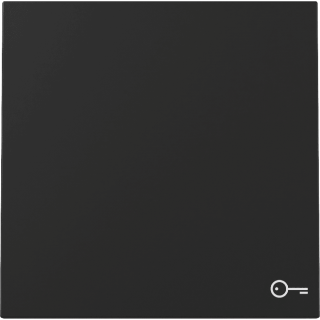 Gira 328774 Wippe Symbol Tür System 70 Schwarz matt
