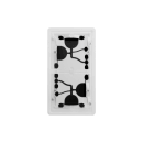 Gira 375500 Gebinde Gerätedose 2f