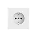 Gira 418872 SCHUKO-Steckdose System 70 Reinweiß matt