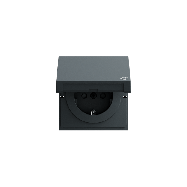 Gira 441473 SCHUKO-Steckdose KD + SP System 70 Anthrazit