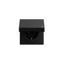 Gira 441474 SCHUKO-Steckdose KD + SP System 70 Schwarz matt