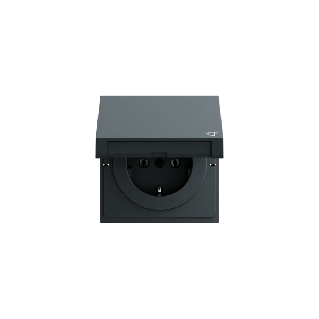 Gira 445473 SCHUKO-Steckdose KD System 70 Anthrazit
