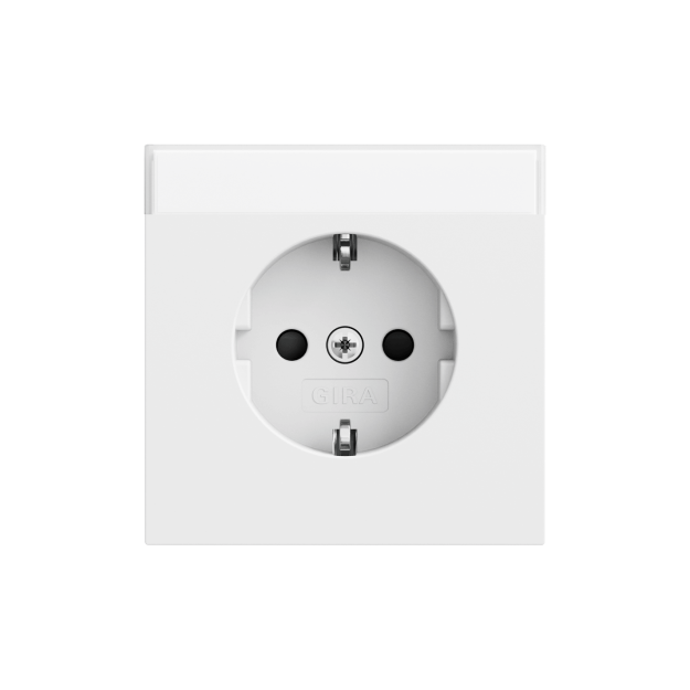 Gira 446272 SCHUKO-Steckdose BSF + SP System 70 Reinweiß matt