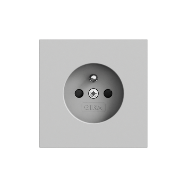 Gira 448576 Steckdose Erdstift + SP System 70 Grau matt