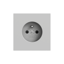 Gira 448576 Steckdose Erdstift + SP System 70 Grau matt
