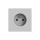 Gira 448576 Steckdose Erdstift + SP System 70 Grau matt