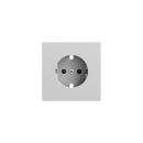 Gira 492176 Abdeckung SCHUKO-Steckdose SP System 70 Grau...