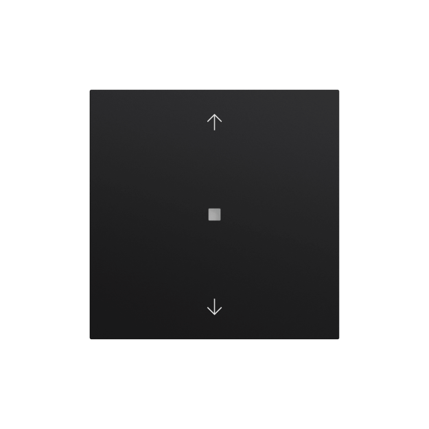 Gira 510574 RF Multi Bedienaufsatz 1f Pfeile KNX System 70 Schwarz matt