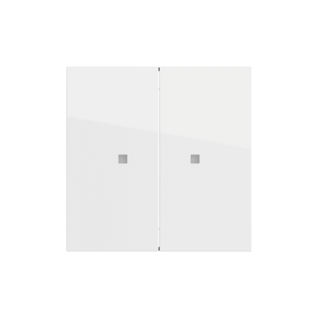 Gira 510770 RF Multi Bedienaufsatz 2f KNX System 70 Reinweiß