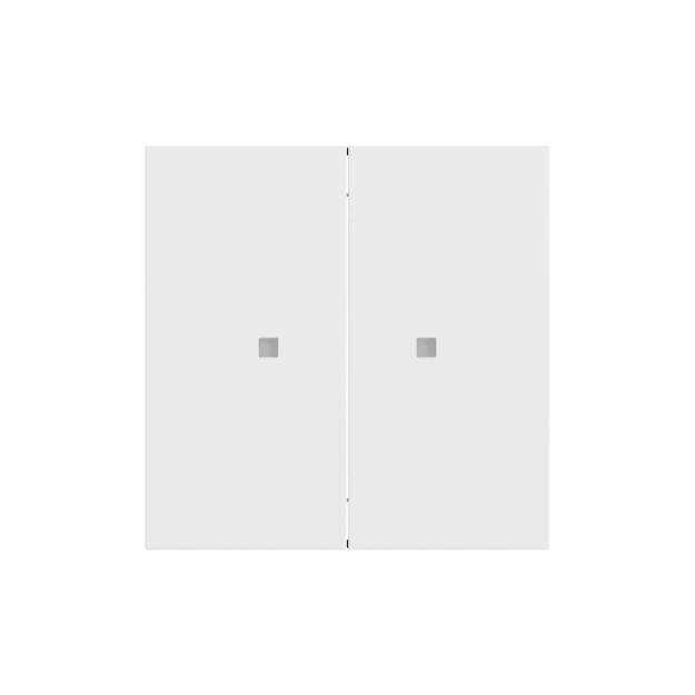Gira 510772 RF Multi Bedienaufsatz 2f KNX System 70 Reinweiß matt