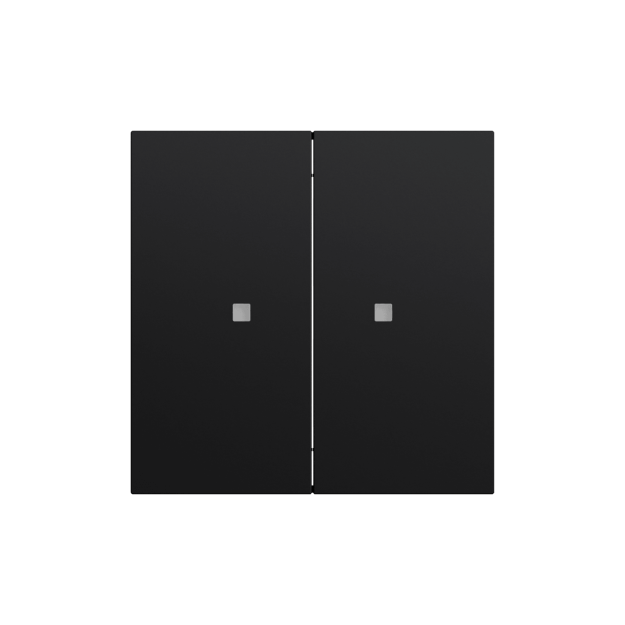 Gira 510774 RF Multi Bedienaufsatz 2f KNX System 70 Schwarz matt