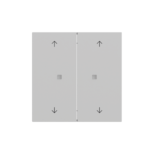 Gira 510876 RF Multi Bedienaufsatz 2f Pfeile KNX System 70 Grau matt