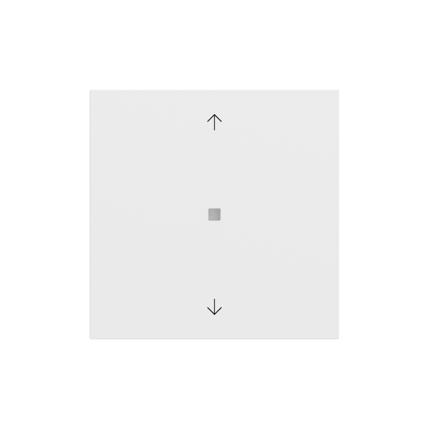 Gira 517272 Taster Wippe 1f Pfeile OneKNX System 70 Reinweiß matt