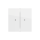 Gira 517370 Taster Wippe 2f OneKNX System 70 Reinweiß
