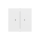 Gira 517372 Taster Wippe 2f OneKNX System 70 Reinweiß matt