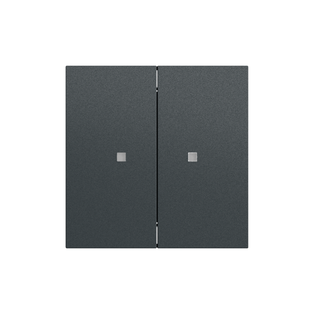 Gira 517373 Taster Wippe 2f OneKNX System 70 Anthrazit