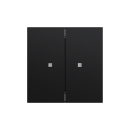 Gira 517374 Taster Wippe 2f OneKNX System 70 Schwarz matt