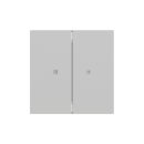 Gira 517376 Taster Wippe 2f OneKNX System 70 Grau matt