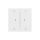Gira 517472 Taster Wippe 2f Pfeile OneKNX System 70 Reinweiß matt