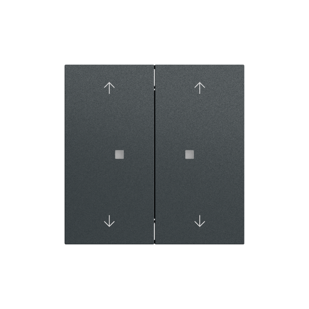 Gira 517473 Taster Wippe 2f Pfeile OneKNX System 70 Anthrazit