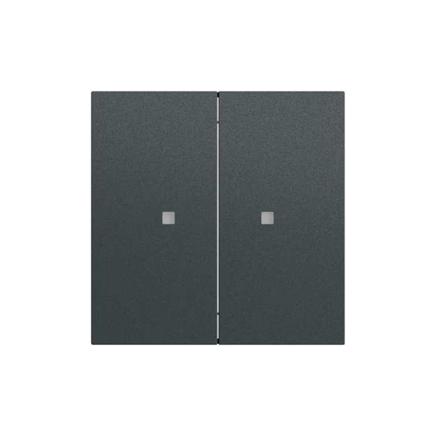Gira 536973 Wippe 2f unbedruckt Kontrollfenster System 70 Anthrazit