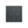 Gira 536973 Wippe 2f unbedruckt Kontrollfenster System 70 Anthrazit