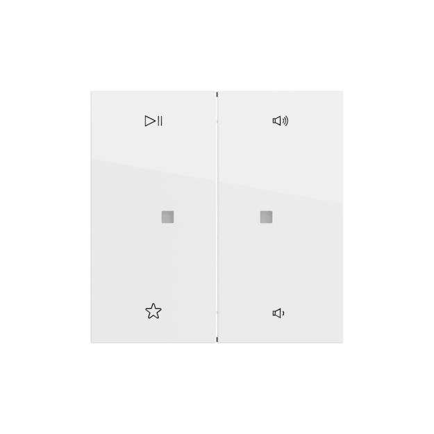 Gira 538470 Wippe 2f Audiostrg System 70 Reinweiß