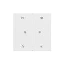 Gira 538472 Wippe 2f Audiostrg System 70 Reinweiß matt