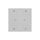 Gira 538476 Wippe 2f Audiostrg System 70 Grau matt