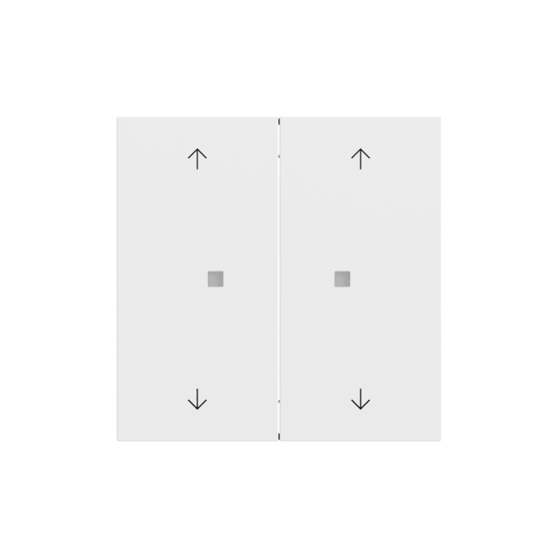 Gira 538672 Wippe 2f Pfeile Kontrollfenster System 70 Reinweiß matt