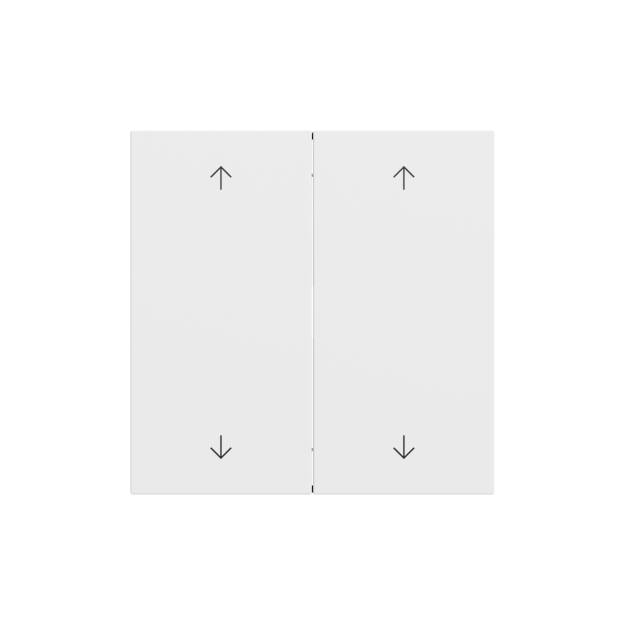 Gira 538772 Wippe 2f Pfeile Smart Home System 70 Reinweiß matt