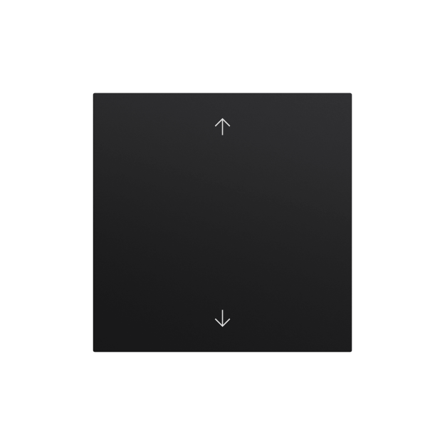 Gira 538974 Wippe 1f Pfeile System 70 Schwarz matt