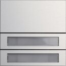 Gira 5532916 Ruftastenmodul 2f System 106 Aluminium