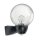 ESYLUX EL10026119 Automatikleuchte mit Blasenglas und 130° Bewegungsmelder AL MONZA WL TR MD BK Schwarz