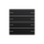 Gira 575474 Wippenset 4f Tastsensor 4.70 Schwarz matt