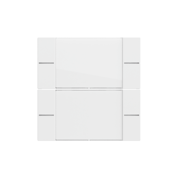 Gira 577270 Wippenset 2f BSF Tastsensor 4.70 Klar/Reinweiß