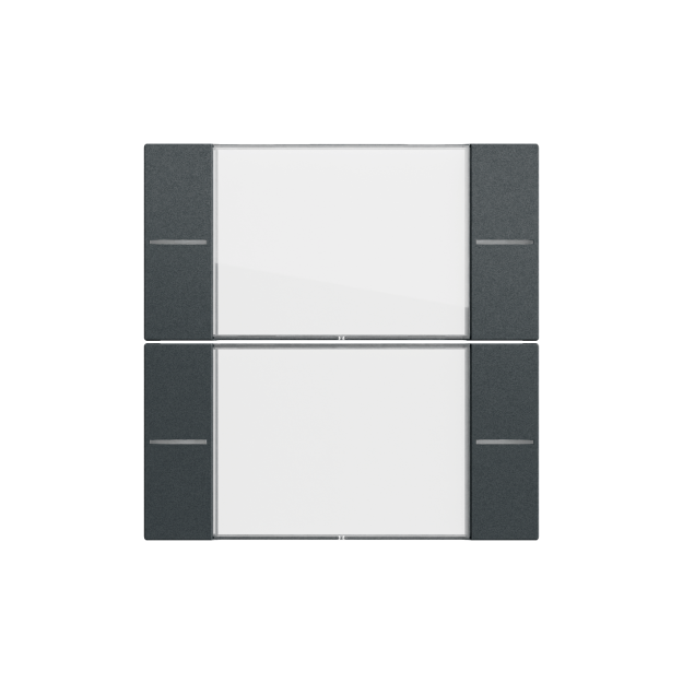 Gira 577273 Wippenset 2f BSF Tastsensor 4.70 Klar/Anthrazit