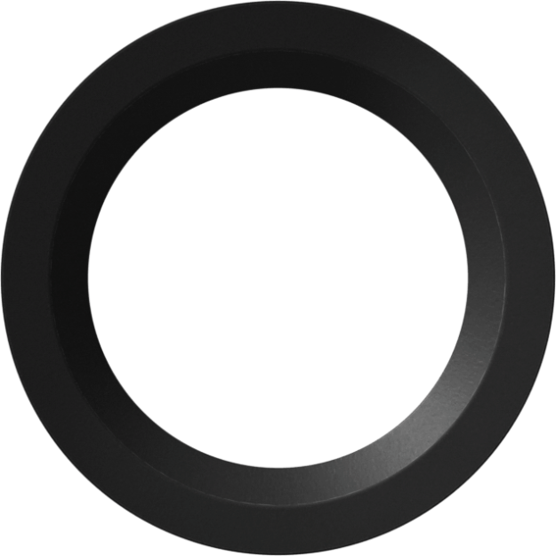 Gira 8306550 Designrg schmal Zubehör Schwarz