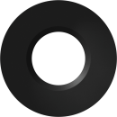 Gira 8308550 Designrg breit Zubehör Schwarz