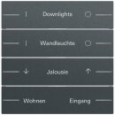 Gira 862473 Wippe Wippenset 4f individuell Tastsensor...