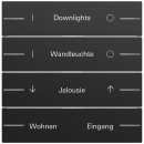 Gira 862474 Wippe Wippenset 4f individuell Tastsensor...